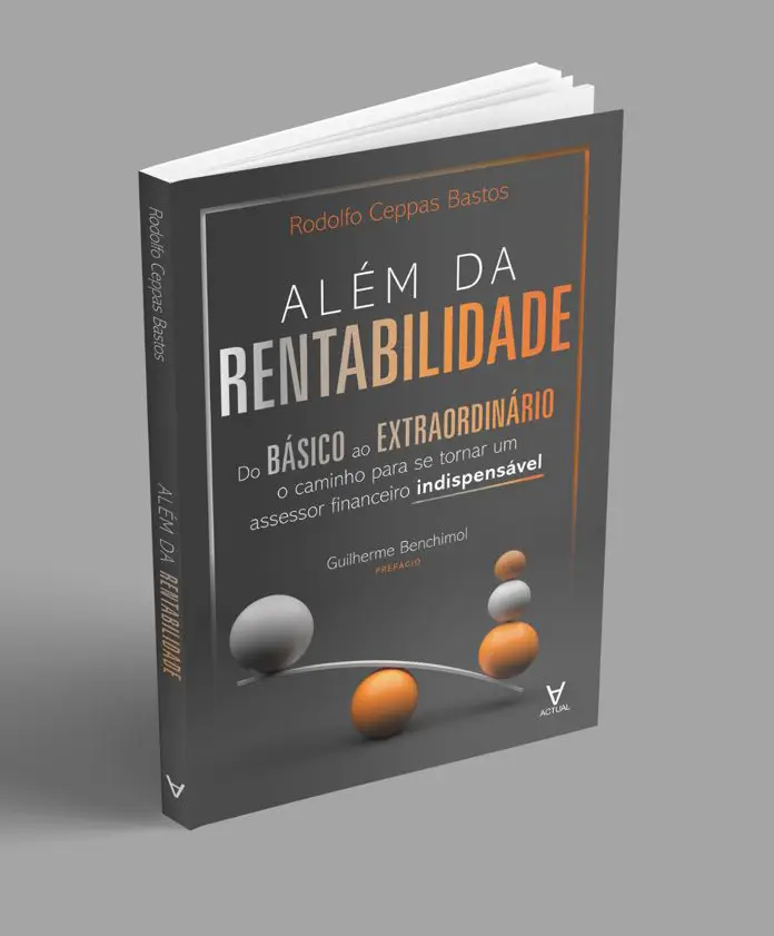 Capa do livro Além da Rentabilidade, de Rodolfo Ceppas Bastos